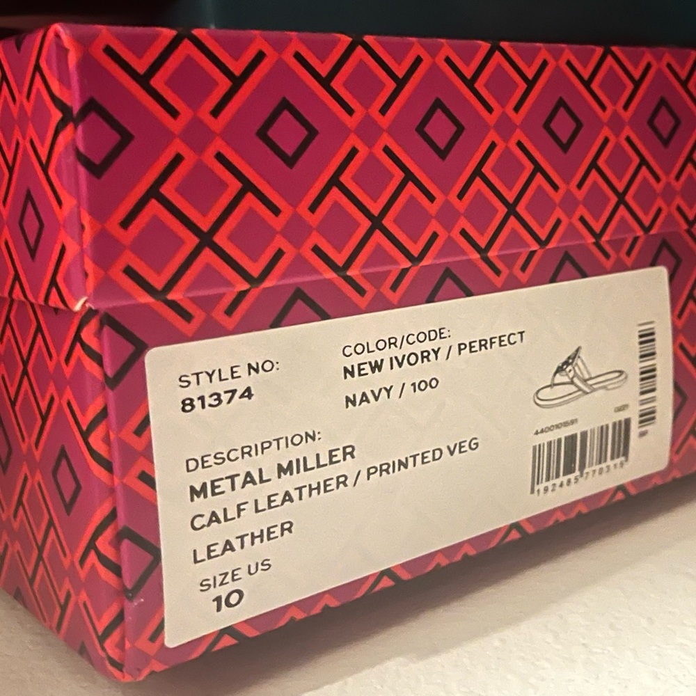 Tory Burch Metallic Miller Sandals | NIB - Picture 6 of 8